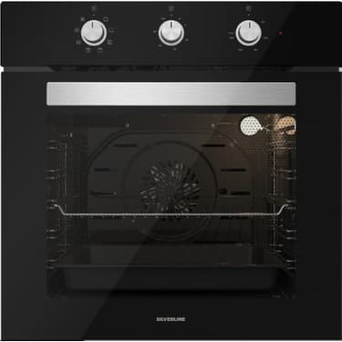 Silverline Siyah Cam Ankastre Set 3420 - CS5335B01 - BO6503B01 3