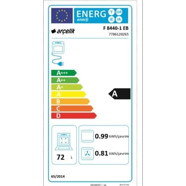 Arçelik F 8440-1 Eb Ocaklı Fırın 6