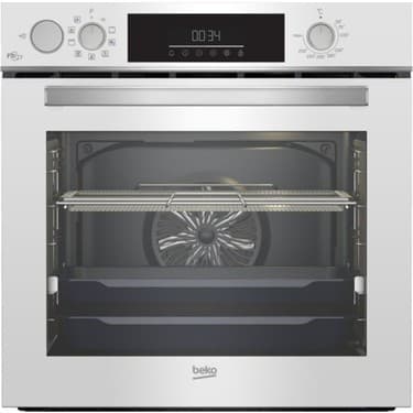 Beko BFC631B-BOCDK6510EWB-BDE6062B Beyaz Cam Buhar Destekli Fitfry Wok Gözlü Ankastre Set 2