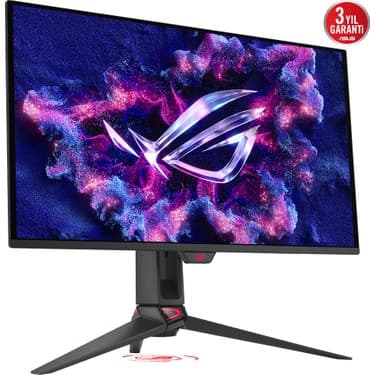 Asus Rog Swıft PG27UCDM Gamıng 4K Qd-Oled Gsync Uyumlu Hdr 400 3840X2160 0.03MS 240Hz 450CD Monitör 2