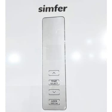 Simfer SR-2520 Dijital Kombi No Frost 435L Buzdolabı Beyaz 2