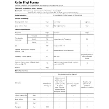 Samsung RT53DG7A64S9TR 530 Lt. E Enerji Çift Kapılı Inox Buzdolabı 3