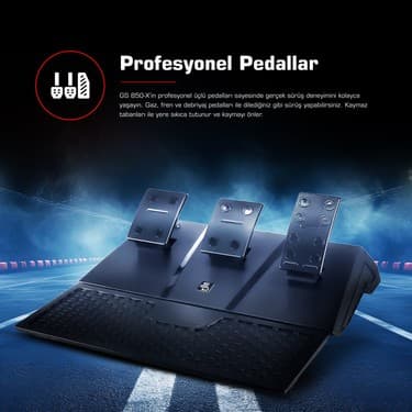 Subsonic GS-850X Direksiyon Seti Superdrive Ps4/xboxone/xbox Series X/s Gaming Uyumlu Oyun Oyuncu Direksiyonu 3