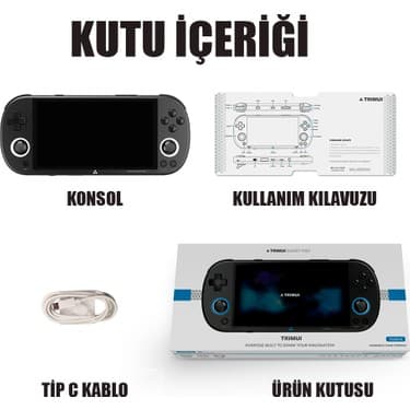 Techstorm Trimui Smart Pro El Oyun Konsolu (128 GB Depolama) 3