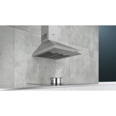 Siemens LC64PCC50T Ankastre Duvar Tipi 60 CM Davlumbaz Gri 2