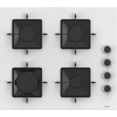 Ferre Elegant Line Basic QBL62CB - SS206 - D087 Beyaz 3'lü Ankastre Set 2