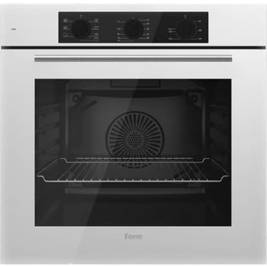 Ferre Elegant Line Basic QBL62CB - SS206 - D087 Beyaz 3'lü Ankastre Set 3