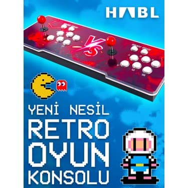 HABL 2025 Retro Arcade Oyun Konsolu 50500 Oyunlu Süper Box 3