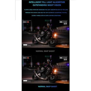 Prepare 1080P Kameralı Wifi Kask Kulaklık 3000 Mah Su Geçirmez Bluetooth 5.4 3