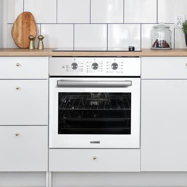 Kumtel Beyaz Cam Ankastre Fırın 8 Programlı B66-SF2(MT) 2