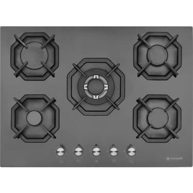 Eminçelik 2250 5 Gözlü /1 Gözü Wok Ankastre Ocak + Candy FCP405 Turbolu Siyah Ankastre Fırn 3