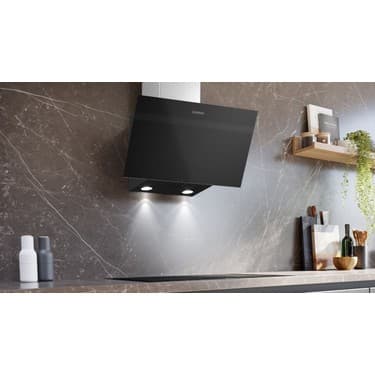 Siemens LC63KPJ61T Duvar Tipi Cam Davlumbaz Siyah 2