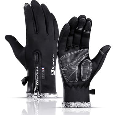 Liangduo Shop A0020BU Tarzı L Boyutu Kış Sonbahar Erkek Bisiklet Eldiveni Bisiklet Dokunmatik Ekran Yüksek Li Kalınlaşmak Sıcak Kadın Kaşmir Katı Bisiklet Eldiven Sürme Mitten (Yurt Dışından) 2