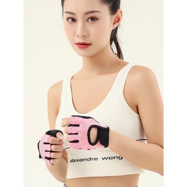 Liangduo Shop Beyaz Stil Xl Boyutu Halter Spor Salonu Eldiveni Spor Yarım Parmak Kaymaz Nefes Bisiklet Motosiklet Bisiklet Eldiveni Darbeye Dayanıklı Mtb Yol Bisikleti (Yurt Dışından) 5