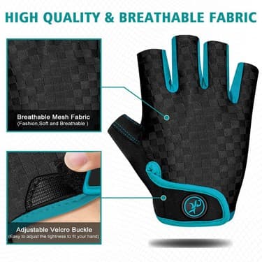 Liangduo Shop AK098SIYAH Stil M Boyutu Moreok Bisiklet Eldiveni Yaz 5mm Pedleri Bisiklet Eldiveni Titreşim Önleyici Mtb Eldiven Nefes Bisiklet Eldiveni Açık Bisiklet Spor Eldiven (Yurt Dışından) 4