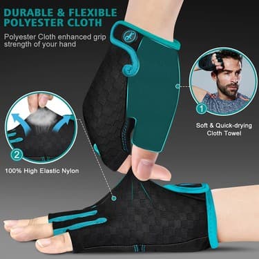 Liangduo Shop AK098SIYAH Stil M Boyutu Moreok Bisiklet Eldiveni Yaz 5mm Pedleri Bisiklet Eldiveni Titreşim Önleyici Mtb Eldiven Nefes Bisiklet Eldiveni Açık Bisiklet Spor Eldiven (Yurt Dışından) 5