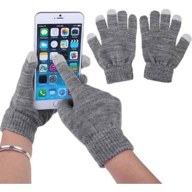 Liangduo Shop Mor Tarzı Yeni 1 Çift Unisex Kış Sıcak Kapasitif Örgü Eldiven El Isıtıcı Dokunmatik Ekran Akıllı Telefon Перчатки Без Пальцев (Yurt Dışından) 2
