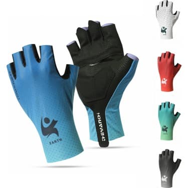 Liangduo Shop Mavi Stil Xl Boyutu Erkekler Bisiklet Eldiveni Ilkbahar Yaz Yarım Parmak Bisiklet Eldiven Kaymaz Nefes Bisiklet Motosiklet Mtb Spor Balıkçı Eldiveni Kadın (Yurt Dışından) 2