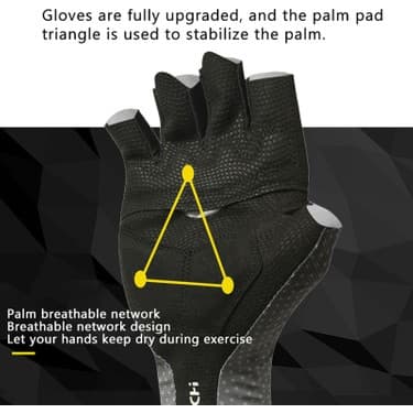 Liangduo Shop Mavi Stil Xl Boyutu Erkekler Bisiklet Eldiveni Ilkbahar Yaz Yarım Parmak Bisiklet Eldiven Kaymaz Nefes Bisiklet Motosiklet Mtb Spor Balıkçı Eldiveni Kadın (Yurt Dışından) 3