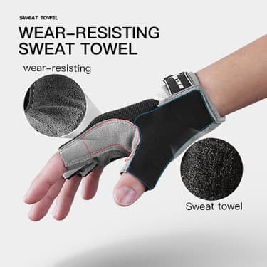 Liangduo Shop Kırmızı Stil L Boyutu Bir Bisiklet Bisiklet Eldiveni Mtb Bisiklet Için Erkek Kadın Yarım Parmak Jel Pedi Nefes Yaz Spor Motosiklet Luva Ciclismo Bisiklet (Yurt Dışından) 2
