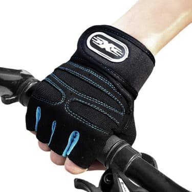 Liangduo Shop Siyah Stil M Boyutu Yarım Parmak Bisiklet Eldiveni Bisiklet Motosikletçi Eldiveni Spor Salonu Eğitimi Spor Halter Spor Parmaksız Kadın Erkek Spor Eldiven (Yurt Dışından) 2