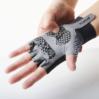 Liangduo Shop Gri Tarzı M Boyutu Bisiklet Eldiveni Erkek Yaz Spor Güneş Koruyucu Nefes Alabilen Ter Emici Yarım Parmak Açık Havada Balıkçılık Bisiklet Eldiveni Erkekler ve Kadınlar (Yurt Dışından) 5
