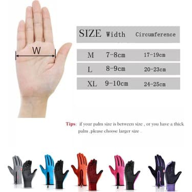 Liangduo Shop Gri Tarzı Xl Boyutu Yüksek Li Kış Bisiklet Eldiveni Erkek Kadın Bisiklet Eldiveni Tam Parmak Luva Guantes Ciclismo Invierno Mtb Döngüsü Jel Bisiklet Eldiveni (Yurt Dışından) 3