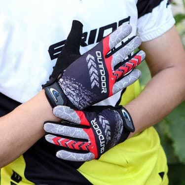 Liangduo Shop Kırmızı Stil M Boyutu Açık Mtb Bisiklet Eldiven Bisiklet Eldiveni Yüksek Sıcaklık Dayanımı Dağ Bisikleti Sıcak Kaymaz Güneş Koruyucu Bisiklet Motosiklet Eldiven (Yurt Dışından) 3