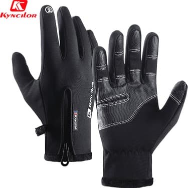 Liangduo Shop Mavi Stil M Boyutu Kyncilor Evrensel Kış Sıcak Bisiklet Eldiveni Dokunmatik Ekran Bisiklet Eldiveni Tam Parmak Su Geçirmez Bisiklet Eldiveni Spor Kayak Eldiveni (Yurt Dışından) 2