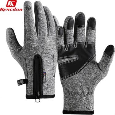 Liangduo Shop Mavi Stil M Boyutu Kyncilor Evrensel Kış Sıcak Bisiklet Eldiveni Dokunmatik Ekran Bisiklet Eldiveni Tam Parmak Su Geçirmez Bisiklet Eldiveni Spor Kayak Eldiveni (Yurt Dışından) 3