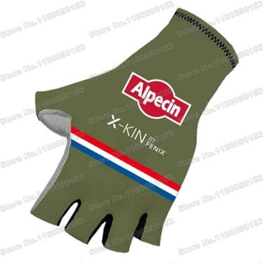 Liangduo Shop No.5 Tarzı L Boyutu 2022 Alpecin Fenix Bisiklet Eldiveni Mathieu Van Der Poel Hollanda Bisiklet Jel Yarım Parmak Eldiven Yol Bisikleti Forması Spor Eldivenleri (Yurt Dışından) 2