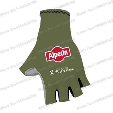 Liangduo Shop No.5 Tarzı L Boyutu 2022 Alpecin Fenix Bisiklet Eldiveni Mathieu Van Der Poel Hollanda Bisiklet Jel Yarım Parmak Eldiven Yol Bisikleti Forması Spor Eldivenleri (Yurt Dışından) 3