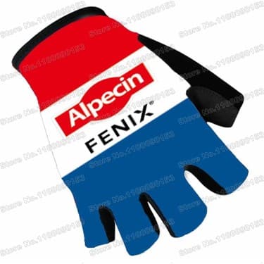 Liangduo Shop No.5 Tarzı L Boyutu 2022 Alpecin Fenix Bisiklet Eldiveni Mathieu Van Der Poel Hollanda Bisiklet Jel Yarım Parmak Eldiven Yol Bisikleti Forması Spor Eldivenleri (Yurt Dışından) 5