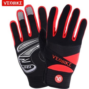 Liangduo Shop BG103MAVI Stil Xl Boyutu Veobike Dokunmatik Ekran Bisiklet Eldiveni Tam Parmak Kalın Polar Motosiklet Mtb Bisiklet Eldiven Bisiklet Eldiveni Kadın Guantes Ciclismo (Yurt Dışından) 4