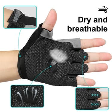 Liangduo Shop Turuncu Tarzı M Boyutu Yarım Parmak Eldiven Kaymaz Gym Fitness Balıkçılık Bisiklet Eldiveni Açık Yaz Parmaksız Eldiven Spor Eldiven Bisiklet Ekipmanları (Yurt Dışından) 2