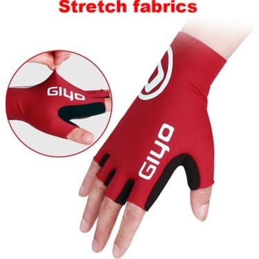 Liangduo Shop C010202-SIYAH Stil L Boyutu Bisiklet Eldiveni Parmaksız Yarım Parmak (Yurt Dışından) 2