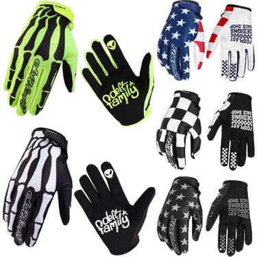 Liangduo Shop No.7 Tarzı L Boyutu Foxplast Kafatası Motosiklet Yarış Eldivenleri Mx Bmx Mtb Kir Bisiklet Eldiven Moto Çapraz Kemikler Yarış Eldiven Yüksek Li Sürme Guantes Erkek (Yurt Dışından) 2