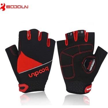 Liangduo Shop Beyaz Stil M Boyutu Spor Bisiklet Eldivenleri Yarım Parmak Örgü Bisiklet Darbeye Dayanıklı Eldiven Yansıtıcı M-Xxl (Yurt Dışından) 3