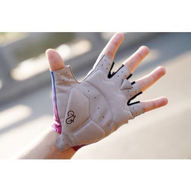 Liangduo Shop Lacivert-Pembe Tarzı L Boyutu Darevıe Bisiklet Eldiveni Yaz Darbeye Dayanıklı Nefes Erkek Kadın Bisiklet Eldiveni Yarım Parmak Yüksek Li Mtb Yol Bisiklet Eldiveni (Yurt Dışından) 5