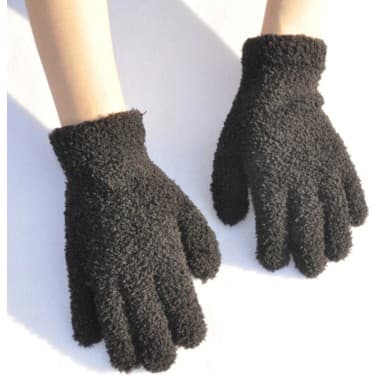 Liangduo Shop Beyaz Stil 2022 Tam Parmak Eldiven Sıcak Kalın Yumuşak Peluş Polar Bisiklet Eldiveni Sürüş Moda Kadın Erkek Kış Açık Eldivenler Bisiklet (Yurt Dışından) 2
