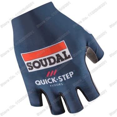 Liangduo Shop No.1 Stili L Boyutu 2023 Dünya Şampiyonu Soudal Hızlı Adım Bisiklet Eldiveni Erkekler Bisiklet Jel Yarım Parmak Eldiven Yol Bisikleti Eldivenler Jersey Mtb Maillot Gant (Yurt Dışından) 3