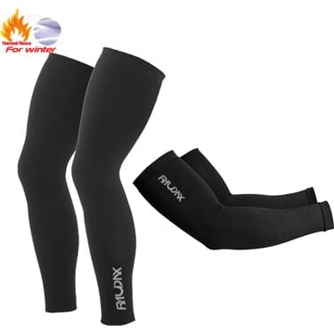 Liangduo Shop Gri Tarzı L Boyutu Raudax Yüksek Esneklik ve Yüksek Kış Sıcak Polar Bisiklet Kol Isıtıcıları Kış Mtb Spor Bisiklet Kollu Bisiklet Bacak Isıtıcı (Yurt Dışından) 4