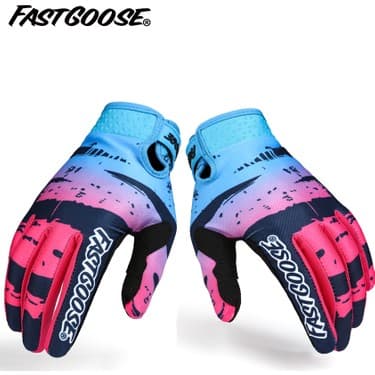 Liangduo Shop Gri Tarzı L Boyutu Fastgoose Tam Parmak Hava Atv Dh Mx Gp Bmx Hava Işık Mtb Motosiklet Motokros Off Road Yarış Pro Yokuş Aşağı Bisiklet Eldiveni (Yurt Dışından) 4