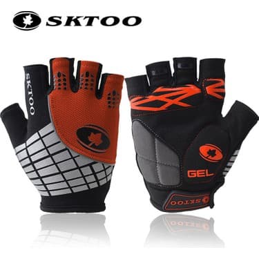 Liangduo Shop Kırmızı Stil Xl Boyutu Bisiklet Eldiveni Yarım Parmak Erkek Kadın Yaz Nefes Bisiklet Kısa Eldiven Ciclismo Mtb Dağ Spor Bisiklet Aksesuarları (Yurt Dışından) 4