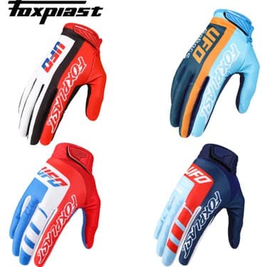 Liangduo Shop Gümüş Tarzı L Boyutu 2022 Fastgoose Ufo Nefes Motosiklet Motokros Yarışı Eldivenleri Tam Parmak Bisiklet Bisiklet Sürme Spor Eldivenleri Dış Yürüyüş (Yurt Dışından) 2