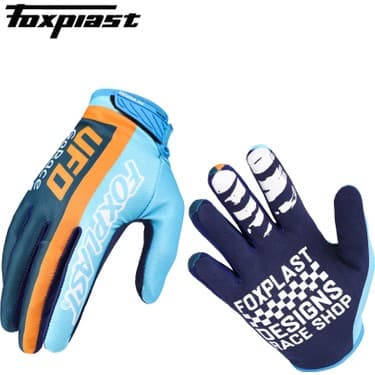 Liangduo Shop Gümüş Tarzı L Boyutu 2022 Fastgoose Ufo Nefes Motosiklet Motokros Yarışı Eldivenleri Tam Parmak Bisiklet Bisiklet Sürme Spor Eldivenleri Dış Yürüyüş (Yurt Dışından) 3