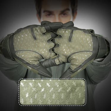 Liangduo Shop Yeşil Stil L Boyutu Spor Bisiklet Eldiveni Dokunmatik Ekran Bisiklet Yürüyüş Taktik Sürme Ordu Motosiklet Kaymaz Pu Deri Tam Parmak Bisiklet Eldiven Erkekler (Yurt Dışından) 5
