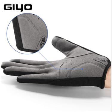 Liangduo Shop Mavi Stil Xl Boyutu Gıyo-Kış Sporları Tam Parmak Bisiklet Eldiveni Balıkçılık Spor Salonu Veya Mtb Bisiklet Kaymaz Kumaş Bisiklet Eldiveni Erkekler Kadınlar Için (Yurt Dışından) 5