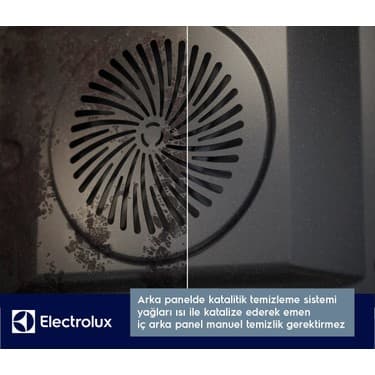 Electrolux EOF5F50BX Surroundcook Katalitik Temizleme Sistemli 65 Lt Multifonksiyonel Dekorlu Siyah Cam Ankastre Fırın 5