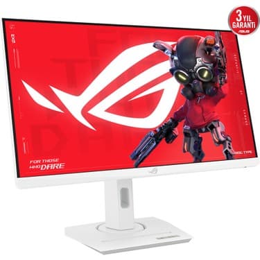 Asus Rog Strıx XG259QNG-W 24.5 Hdr Gamıng Fast IPS Beyaz Freesync ve G-Sync Uyumlu 1920X1080 0.3ms 380Hz 400CD Dp HDMI USB Vesa 3yıl Elmb Sync,pıvot Monitör 3